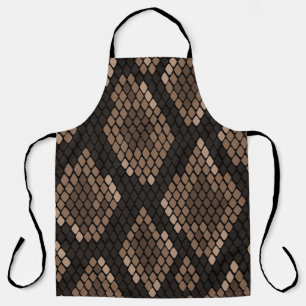 Snake Skin Animal Print Pattern Cooking Apron