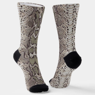 Snake Skin Animal Print Socks