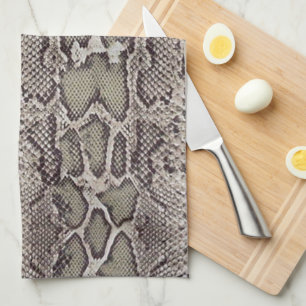 Snake Skin Animal Print Tea Towel