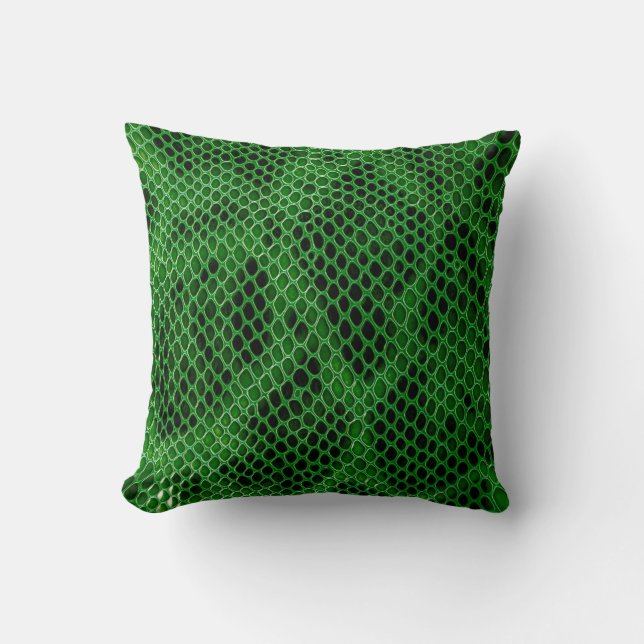 Snake skin background cushion (Front)