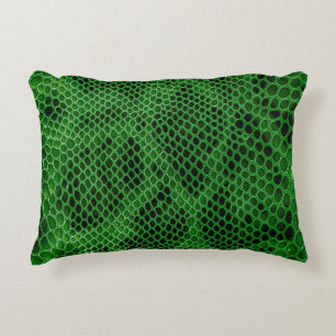 Snake skin background decorative cushion