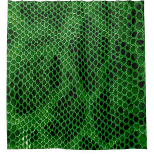 Snake skin background shower curtain