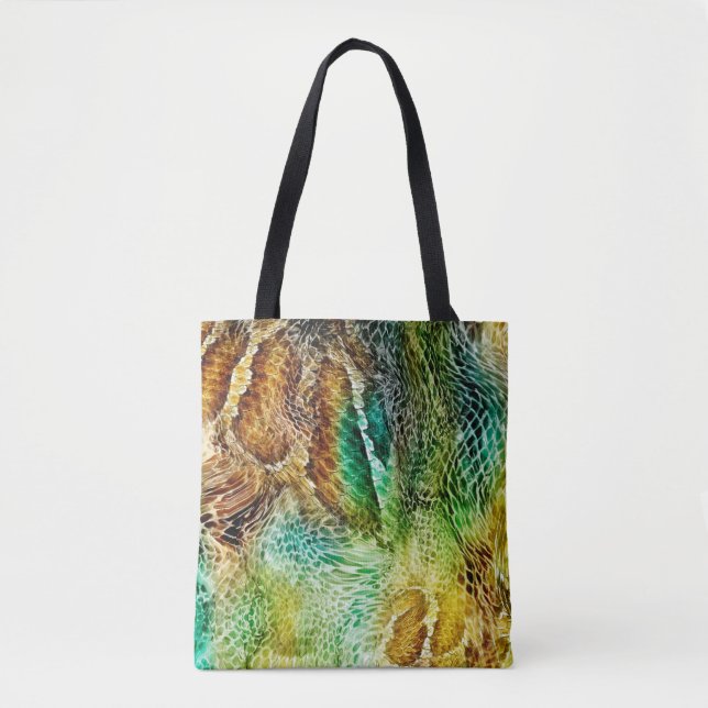 Snake skin background tote bag (Front)