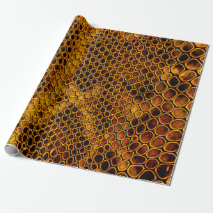 Snake skin background wrapping paper