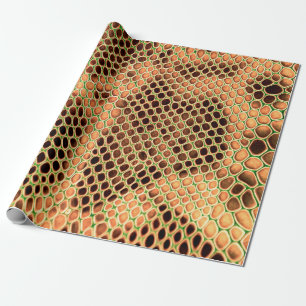 Snake skin background wrapping paper