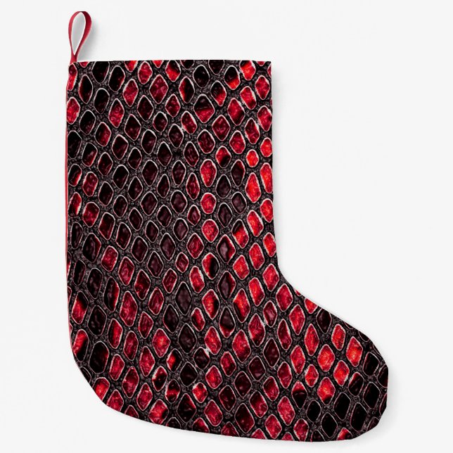 Snake skin, can use as background small christmas stocking (Front)