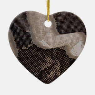 SNAKE SKIN CERAMIC TREE DECORATION