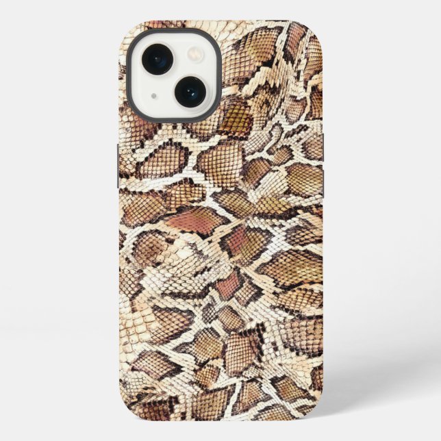Snake Skin Design iPhone Case (Back)