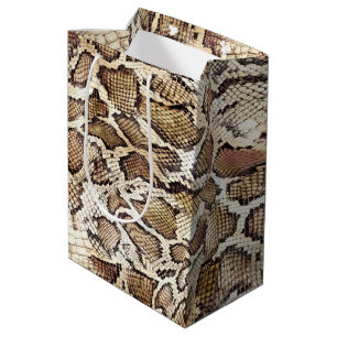 Snake Skin Design Medium Gift Bag