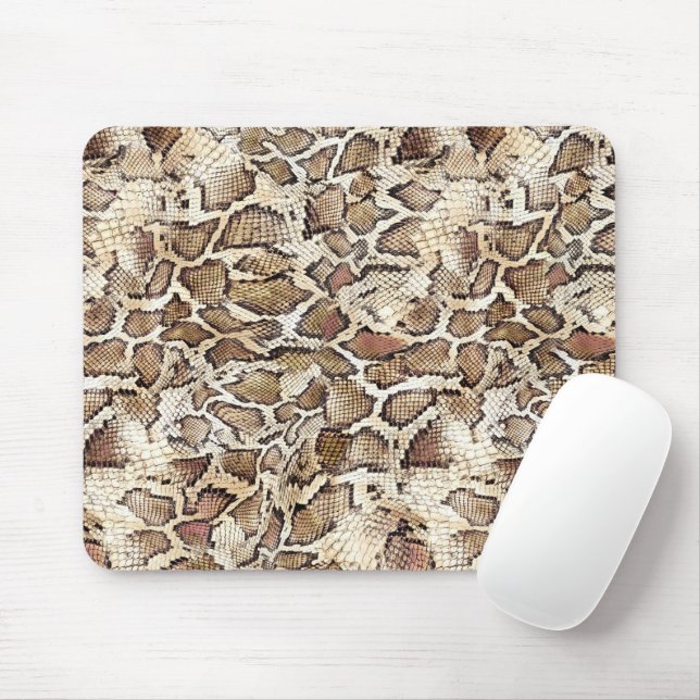 Snake Skin Design Mouse Mat (With Mouse)