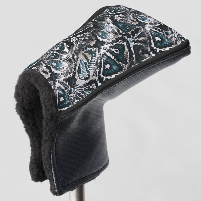 Snake skin  golf head cover (3/4 Front)