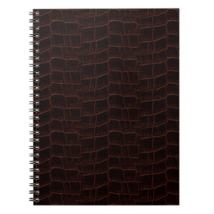 Snake Skin Leather Notebook 4b -