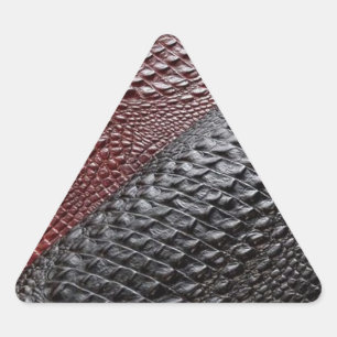 Snake skin look triangle sticker