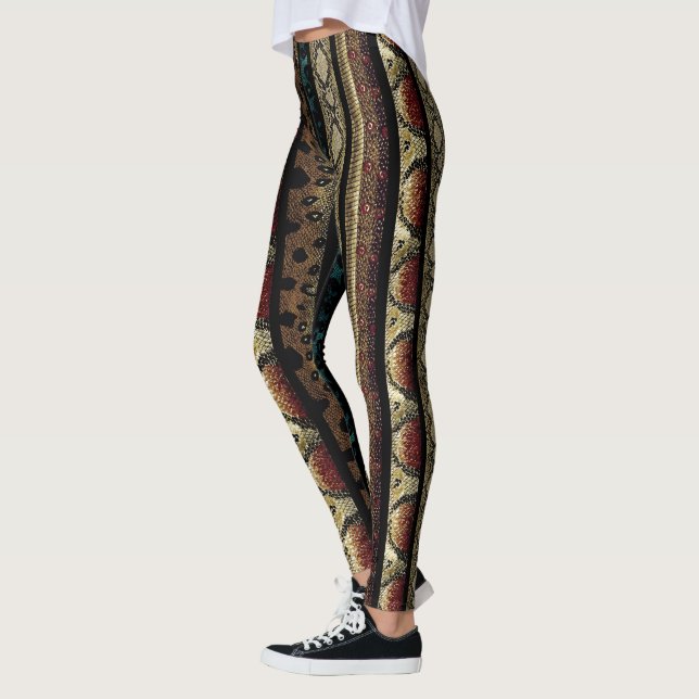 Snake Skin Pattern  Leggings (Left)