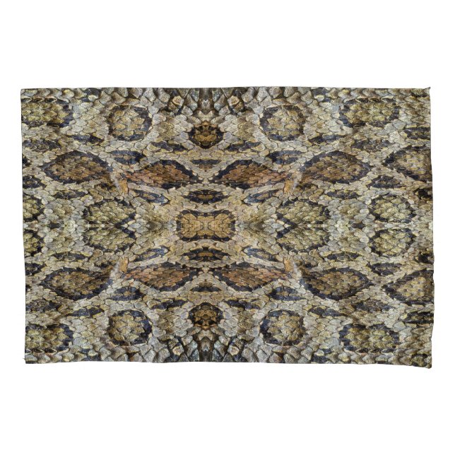 Snake Skin Pattern Texture Pillowcase (Front)