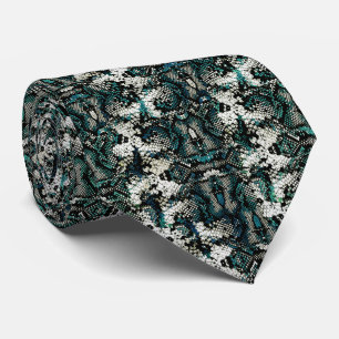 Snake Skin Pattern Tie