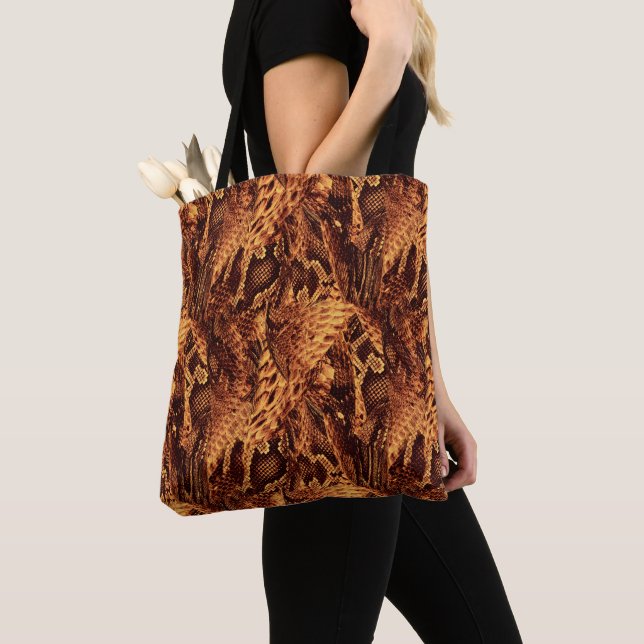 Snake Skin Pattern  Tote Bag (Close Up)