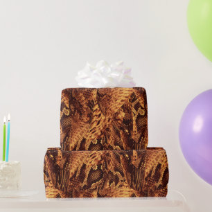 Snake Skin Pattern Wrapping Paper
