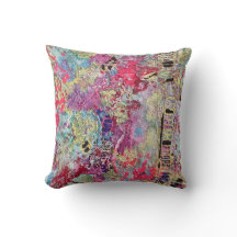 Snake Skin Pillow Electric Neon Bold Colourful 