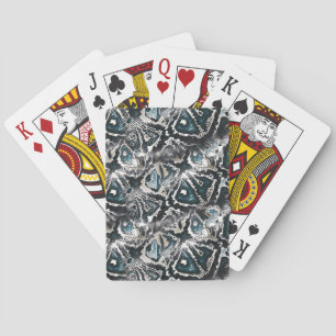 Snake skin  playing cards