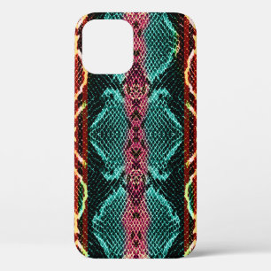 Snake skin print. snake Pattern. Animal print. Col iPhone 12 Case