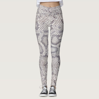 Snake Skin Printed Feminine Sport Gym Leggings