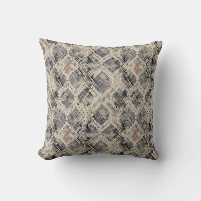 Snake skin, Python, Anaconda, skin, reptile, Cushion (Front)