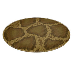 Snake skin, reptile pattern cutting board