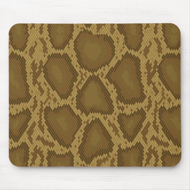 Snake skin, reptile pattern mouse mat (Front)