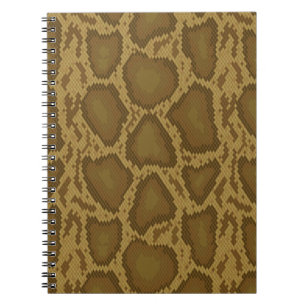 Snake skin, reptile pattern notebook
