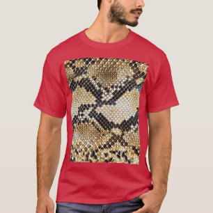 Snake skin reptile scale pattern  T-Shirt