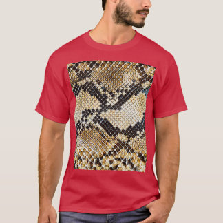 Snake skin reptile scale pattern  T-Shirt