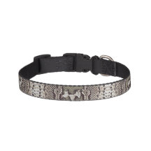 Snake skin texture collar