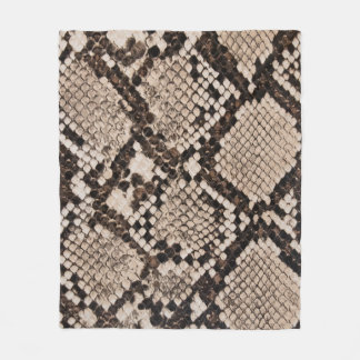 Snake skin: textured background. fleece blanket