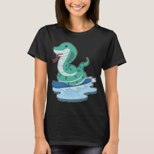 Snake Snowboard Winter sports T-Shirt
