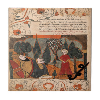 Snake Tale of Son Indian Renaissance Fable Tile