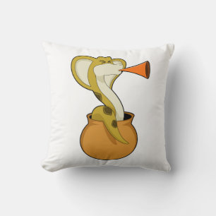 Snake Trumpet Music Cushion