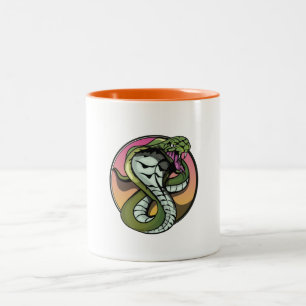 Snake Two-Tone Coffee Mug