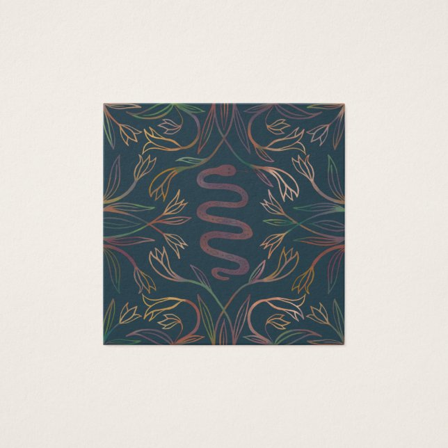 Snake Vines Earring Necklace Jewellery Display Car (Front)