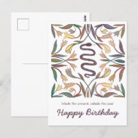 Snake Vines Inspirational Magical Happy Birthday 