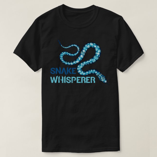 Snake Whisperer Snake T-Shirt (Design Front)