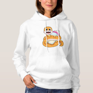 Snake with Baby bottle Hoodie