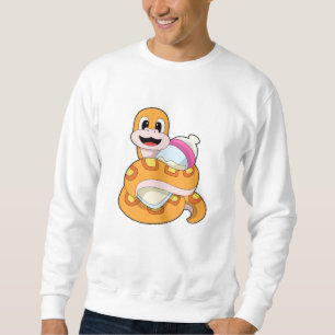 Snake with Baby bottle Sweatshirt