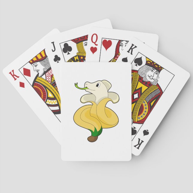 Snake with Banana Playing Cards (Back)