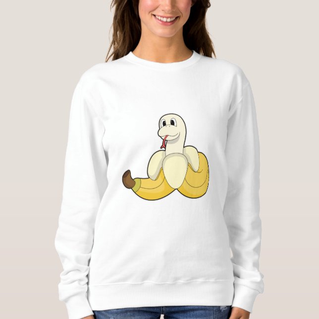 Snake with Banana Sweatshirt (Front)