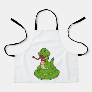 Snake with Bow tie Apron