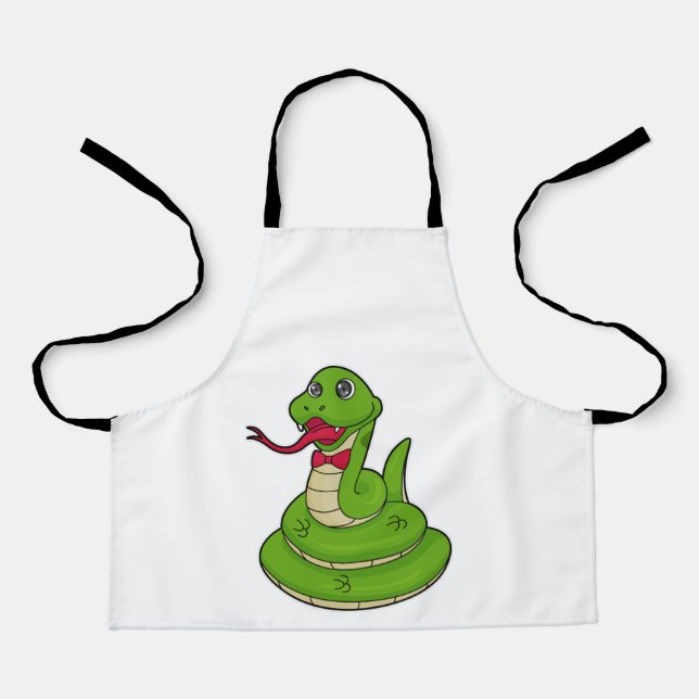 Snake with Bow tie Apron (Front)