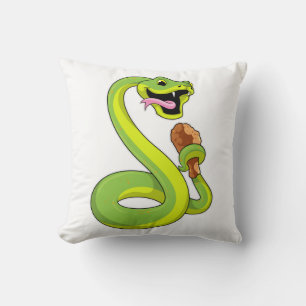 Snake with Chicken Cushion