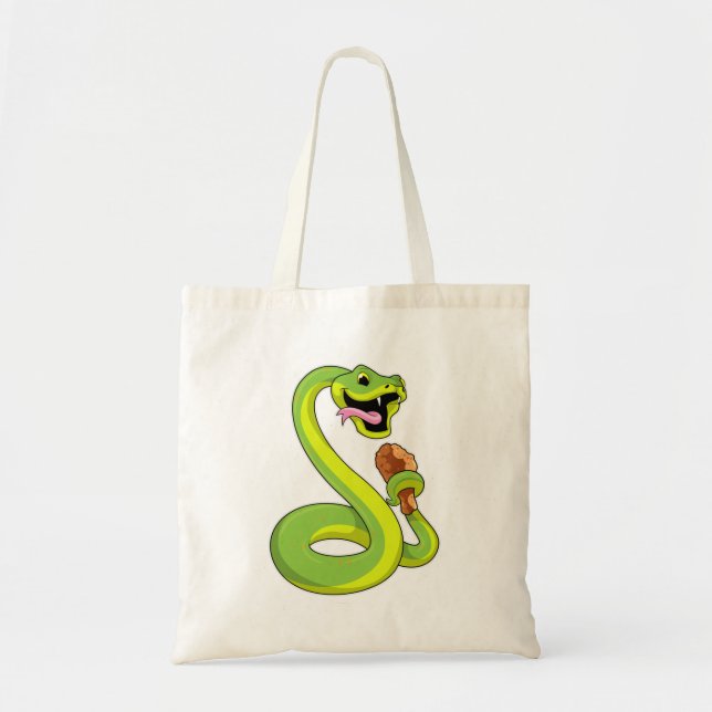 Snake with Chicken Tote Bag (Front)