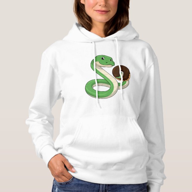 Snake with Donut Hoodie (Front)